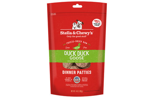 Stella & Chewy's FD Duck, D, Goose Dinner Patties 5.5oz