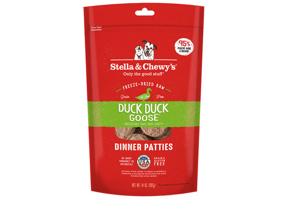Stella & Chewy's FD Duck, D, Goose Dinner Patties 5.5oz