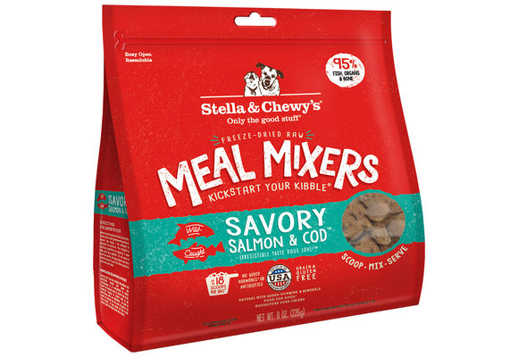 Stella & Chewy’s Dog FD Meal Mixers Salmon & Cod 8oz