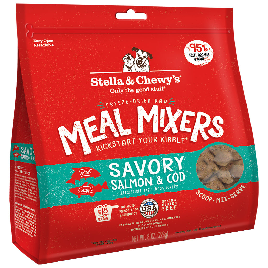 Stella & Chewy’s Dog FD Meal Mixers Salmon & Cod 8oz