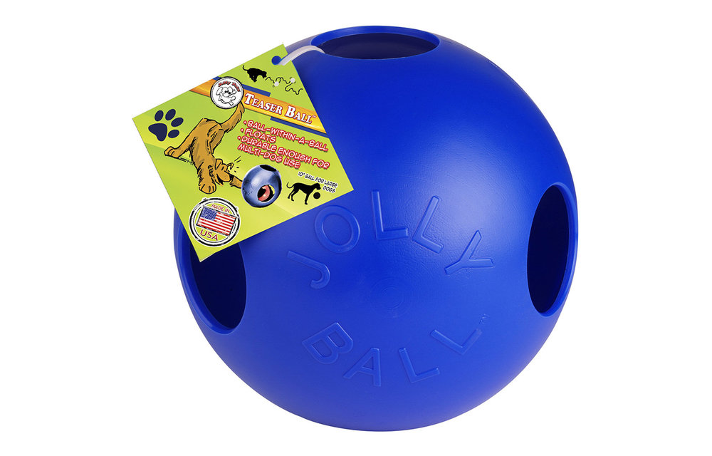 Jolly Teaser Two-In-One Ball 10” Blue