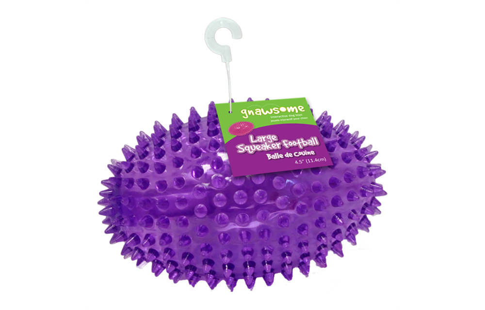 Gnawsome Squeaker Football Medium