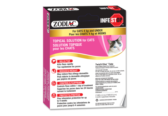 Zodiac Infestop Cats under 4kg