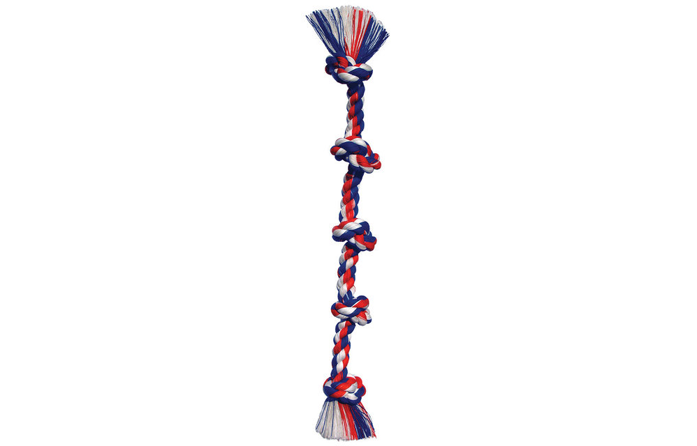 Cotton Tug 5 Knot Colored XL 72"