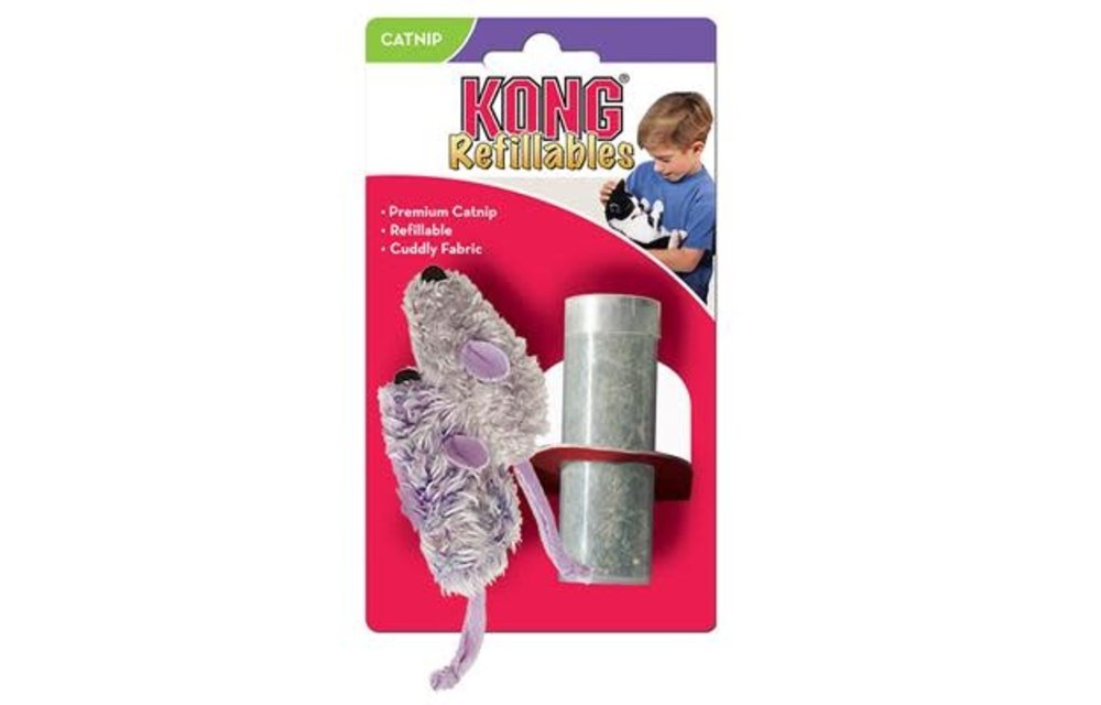*Disc* Kong Refillables Catnip Mouse 2pk