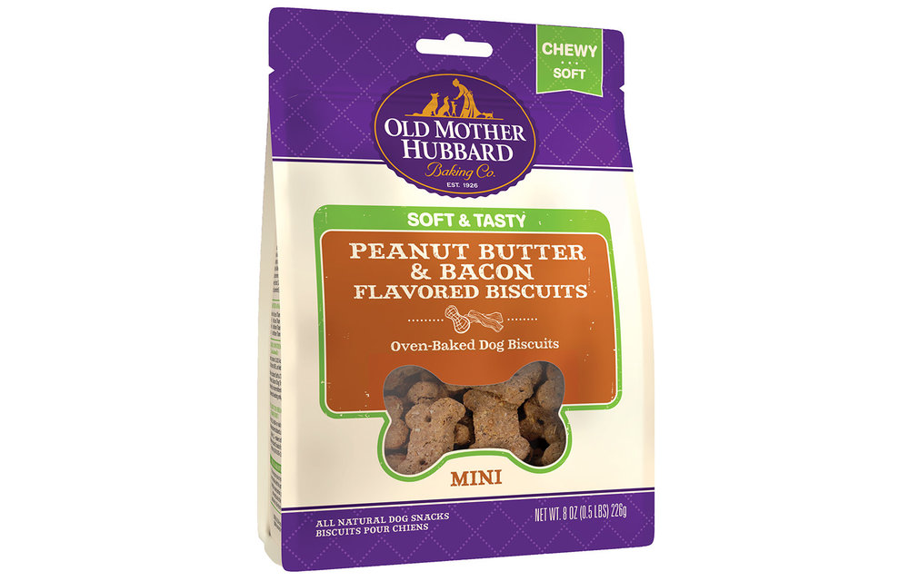Old Mother Hubbard Soft & Tasty Peanut Butter & Bacon 8oz