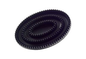 Herman Sprenger Rubber Brush Black