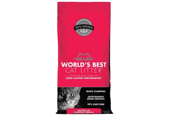 Worlds Best Multiple Cat Unscented 28Lb
