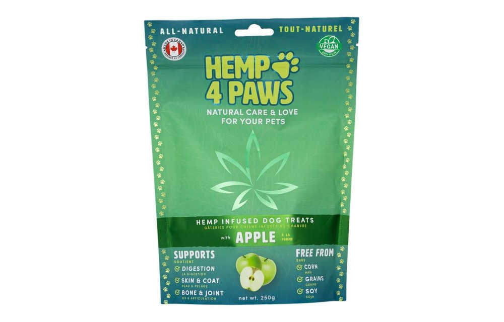 Hemp 4 Paws Treats Apple 250g