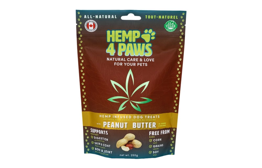 Hemp 4 Paws Treats Peanut Butter 250g