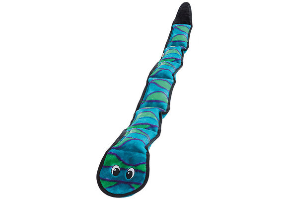 Outward Hound Invincibles Snake Blue/Green 6 Squeaker
