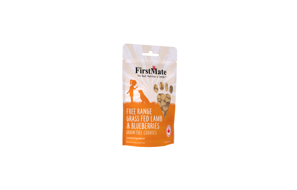 First Mate Dog Treat Lamb & Blueberry 8 oz