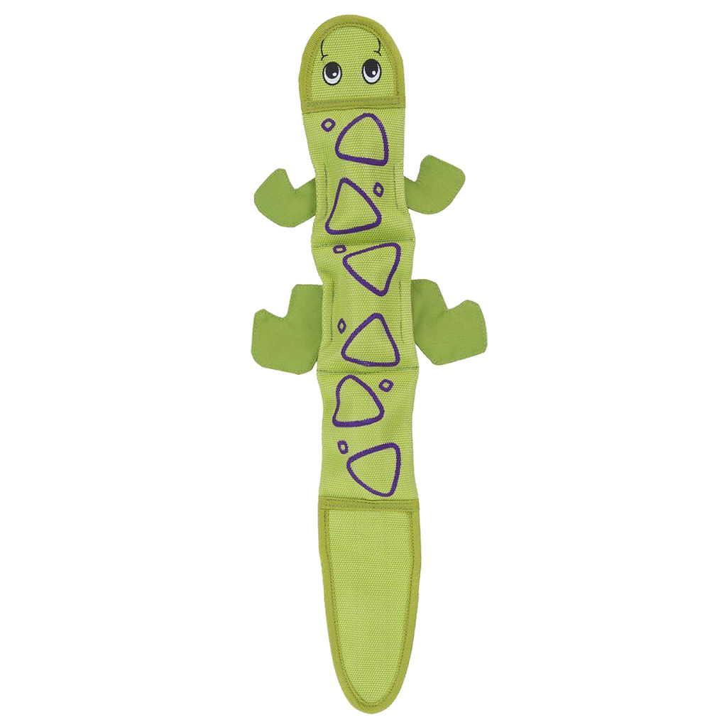 Outward Hound Fire Biterz Lizard Green 3 Squeaker