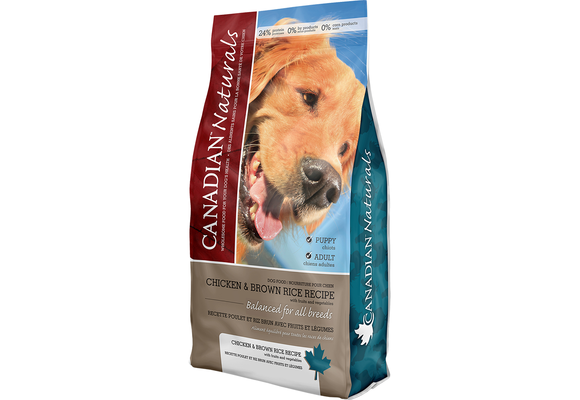 Canadian Naturals Chicken & Brown Rice Dog 30 lb