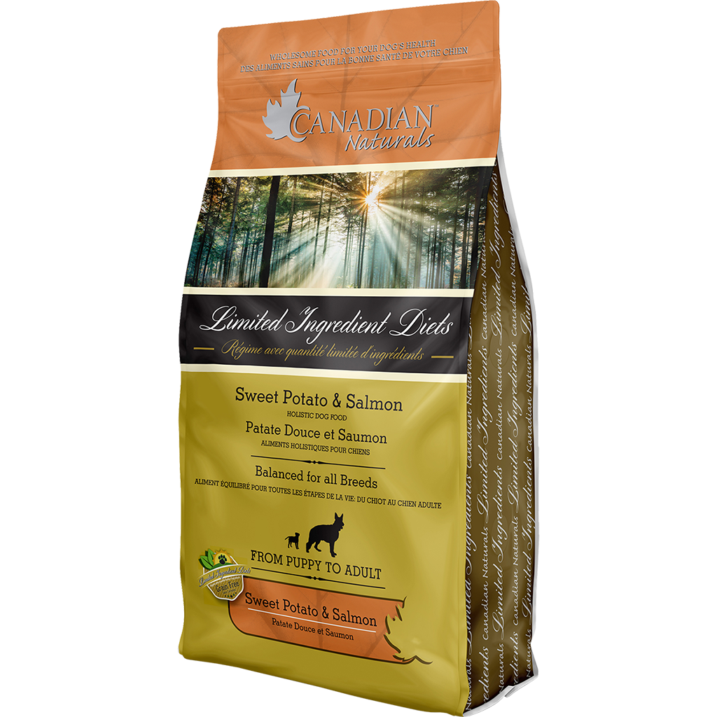 Canadian Naturals Dog LID Sweet Potato & Salmon 25Lb