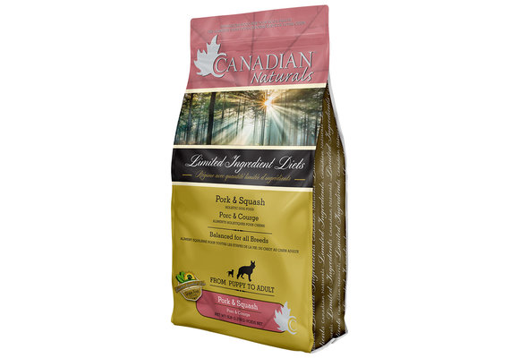 Canadian Naturals Dog LID Pork & Squash 12Lb