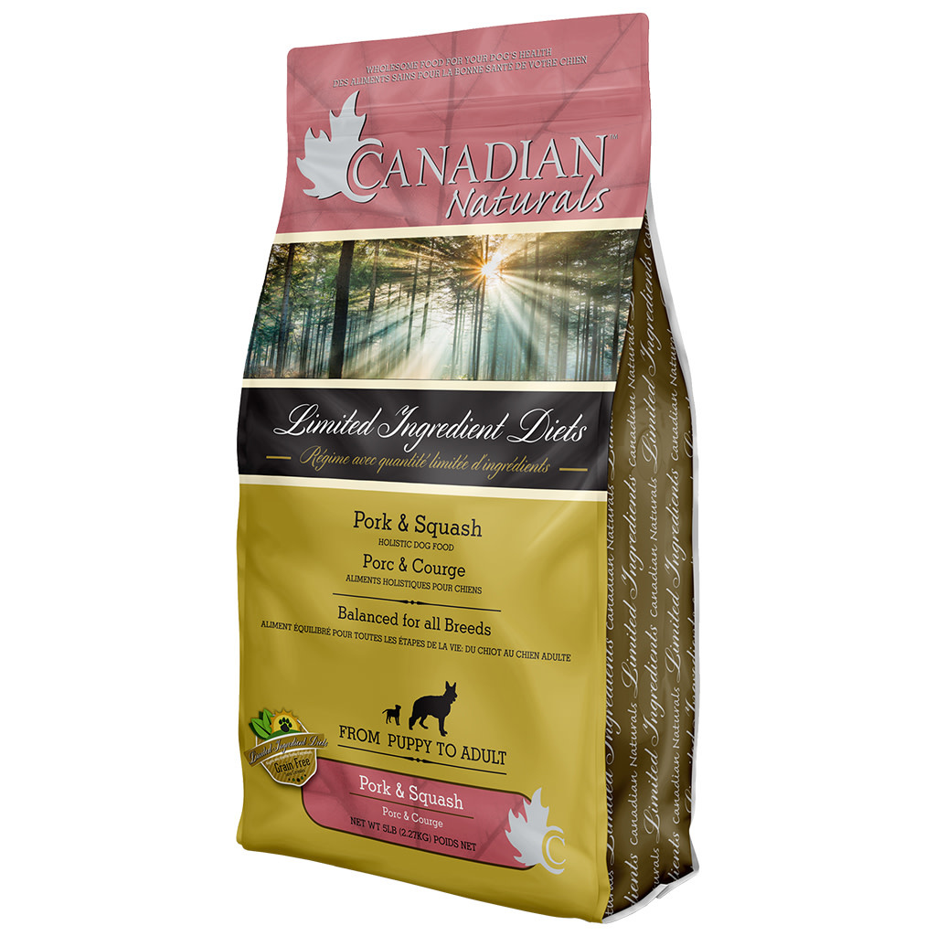 Canadian Naturals Dog LID Pork & Squash 12Lb