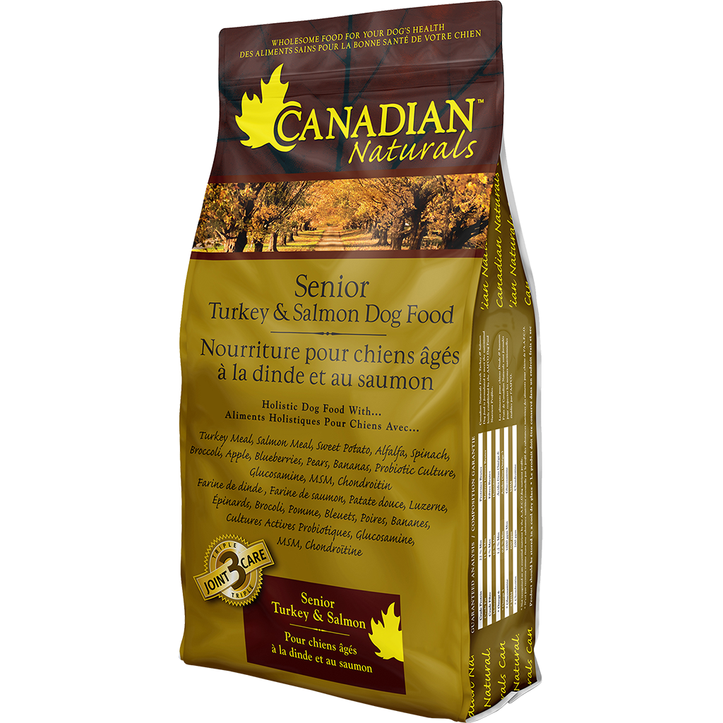 Canadian Naturals Dog Turkey & Salmon Senior 30Lb