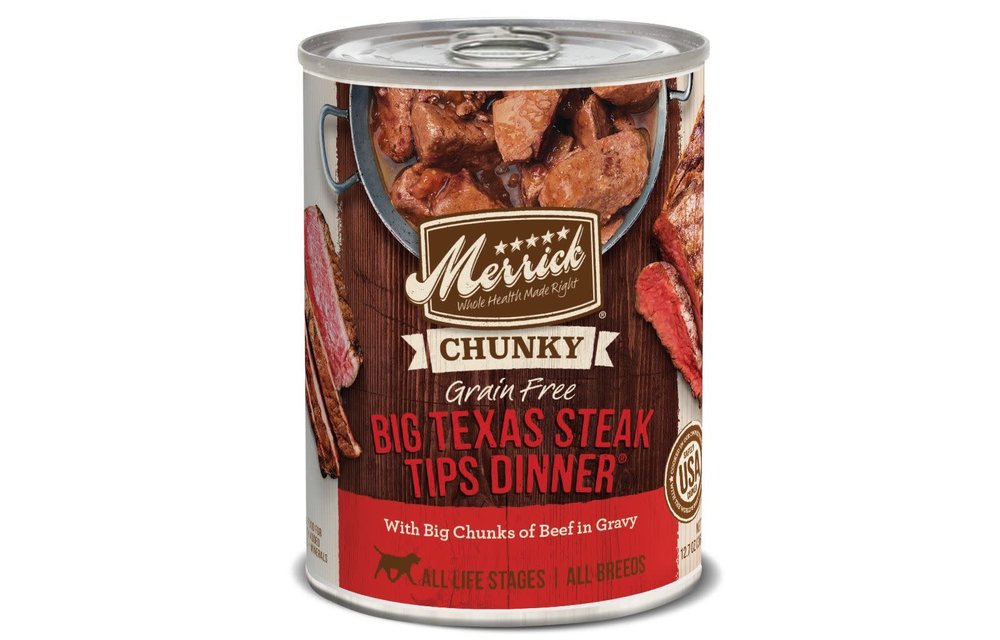 Merrick DG Chunky Texas Steak Tips 12.7oz