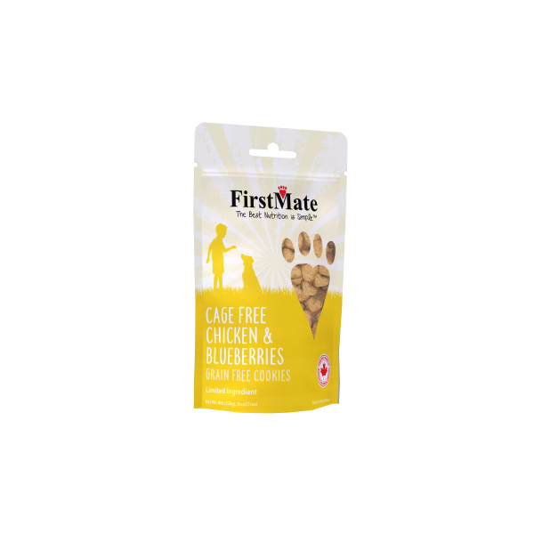 FirstMate Dog Treat Chicken & Blueberry 226g