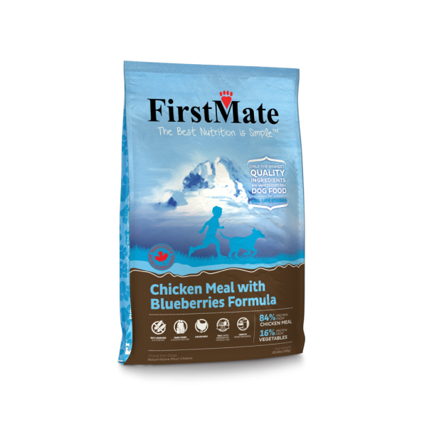 First Mate GFree LID Chicken & Blueberries Dog 14.5 lb