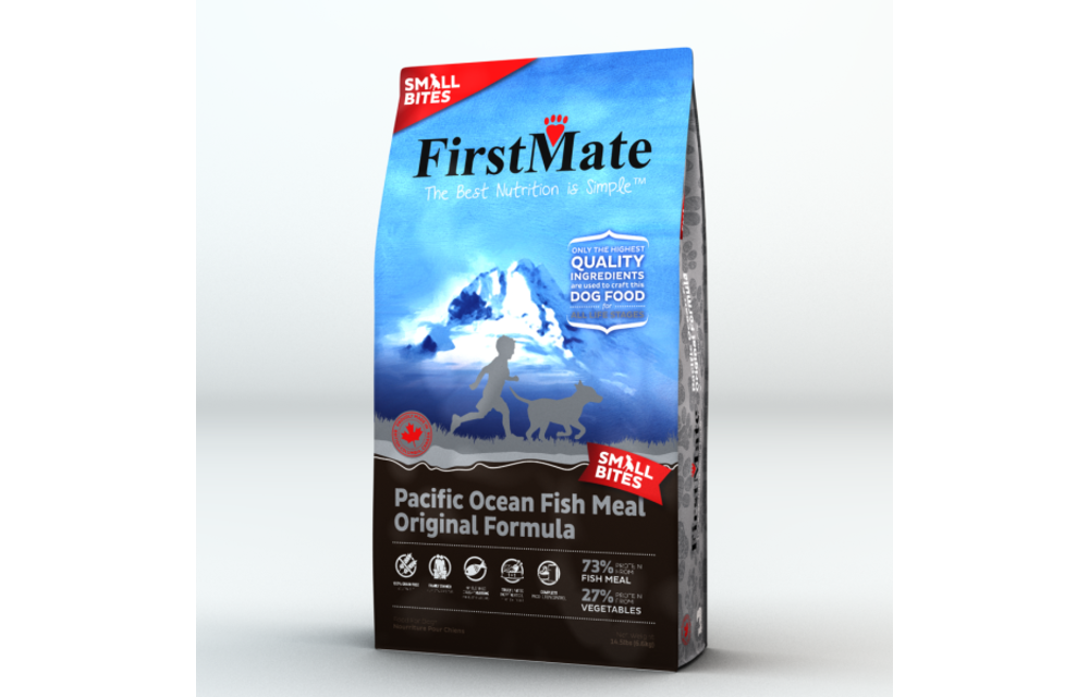 First Mate Dog LID GF Pacific Ocean Fish Original Small Bites 14.5lb