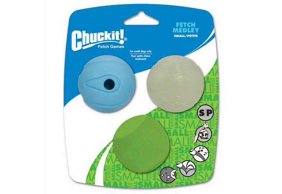 Chuckit Fetch Medley Small 3pk