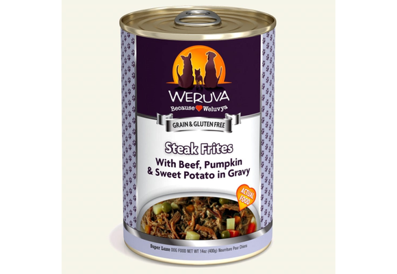 Weruva Dog Steak Frites 14oz