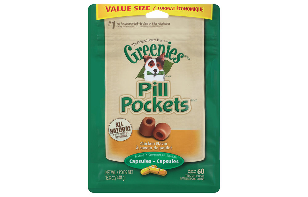 Greenies Pill Pocket Chicken 60 Capsules 15.8oz