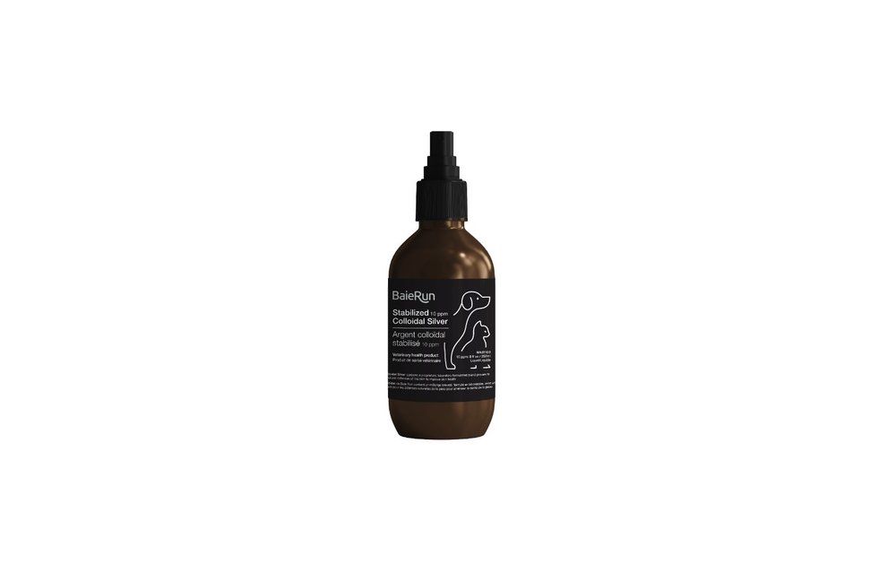 Baie Run Stabilized Colloidal Silver 10 ppm 8OZ