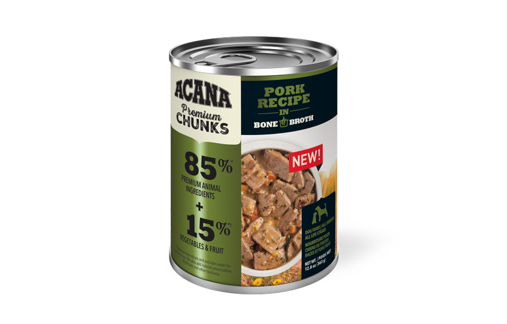 Acana Pork Recipe in Bone Broth 363g