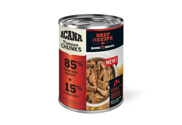 Acana Beef Recipe in Bone Broth 363g