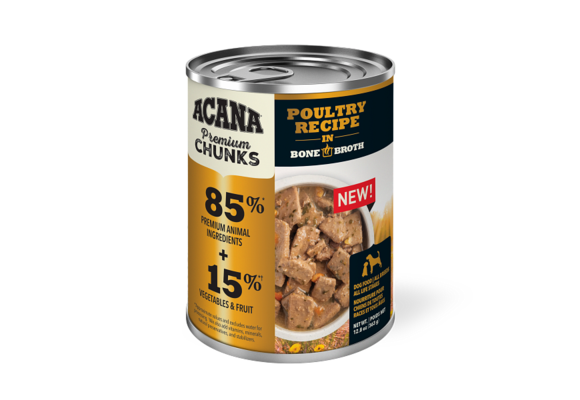 Acana Poultry Recipe in Bone Broth 363g