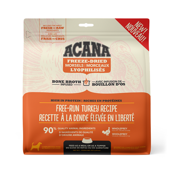 Acana FD Morsels Free-Run Turkey Recipe 227g