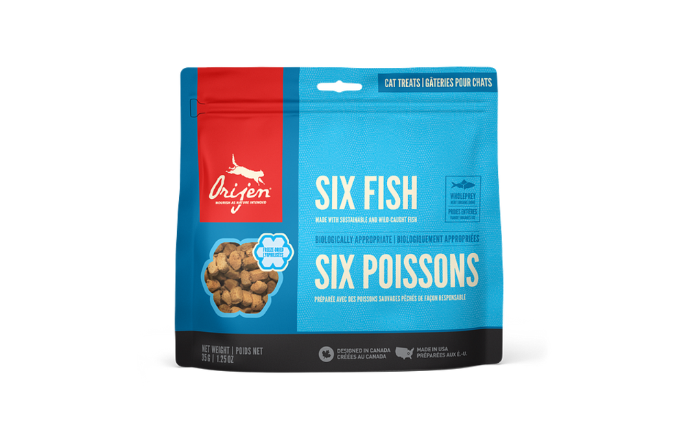 Orijen FD Six Fish Cat Treats 35g