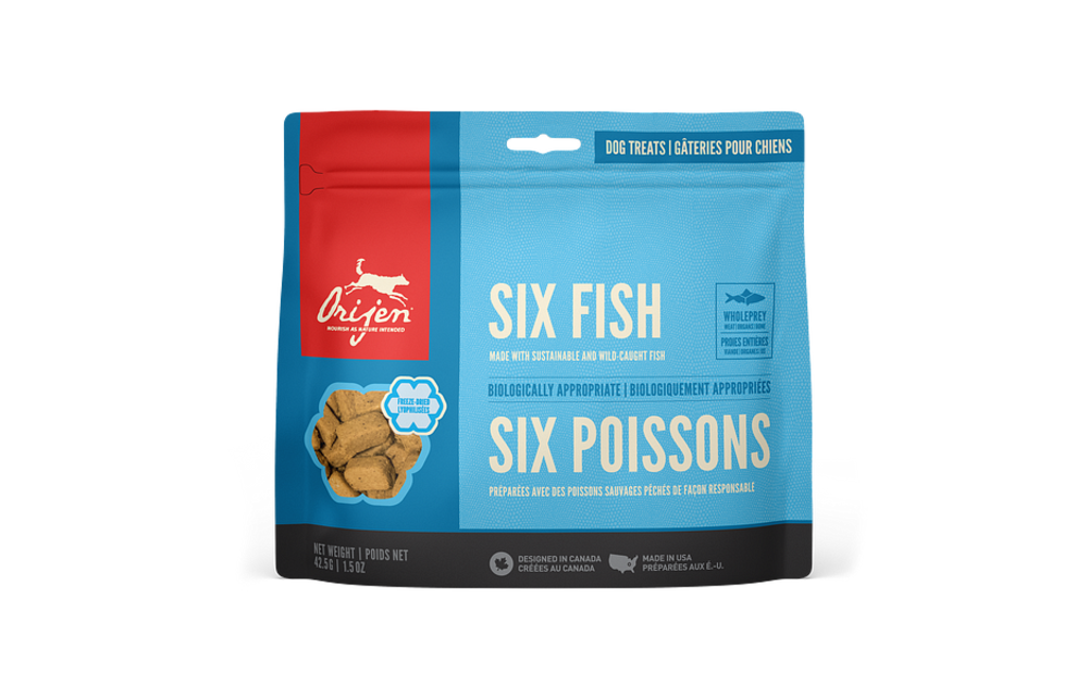 Orijen FD Six Fish Dog Treats 42gm