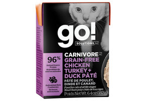 GO! Chicken, Turkey & Duck Pate 6.4oz Cat