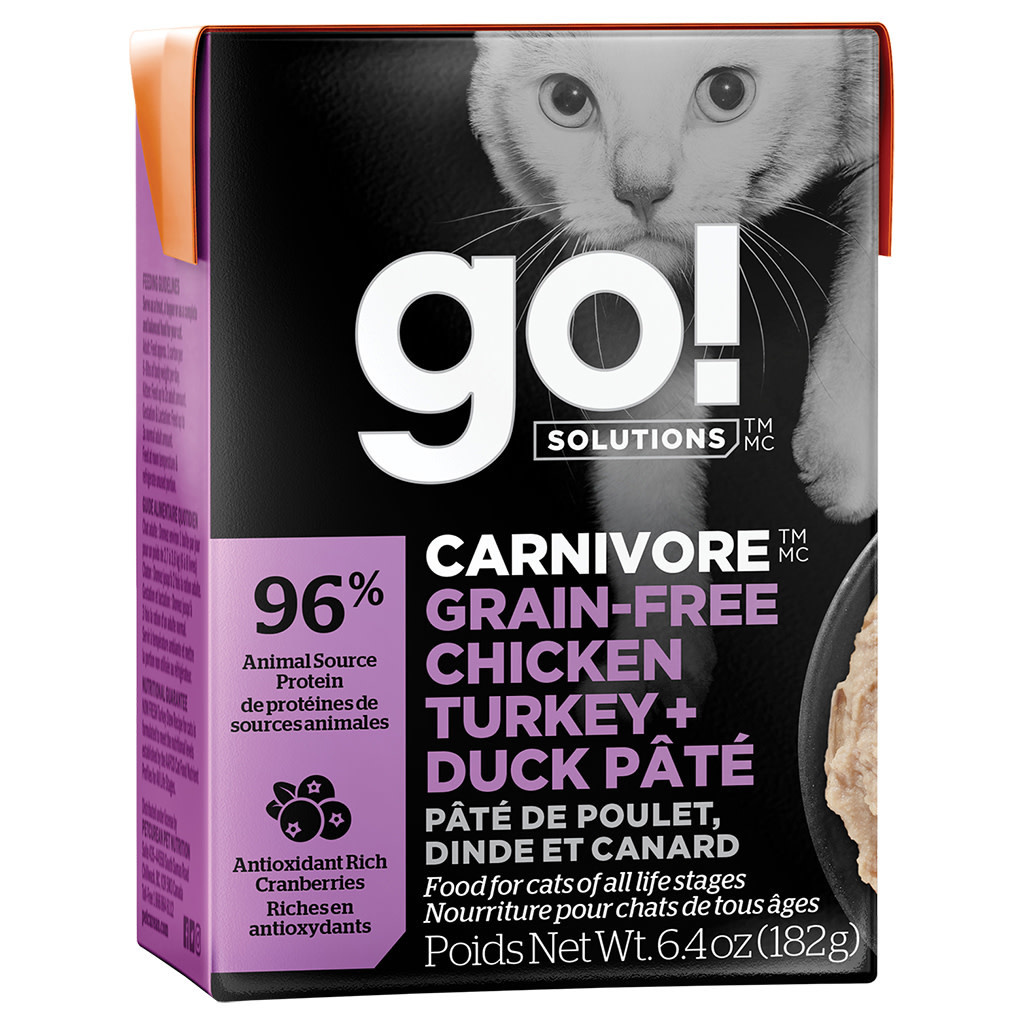 GO! Chicken, Turkey & Duck Pate 6.4oz Cat