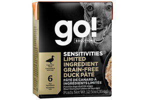 GO! LID Duck Pate 12.5oz Dog