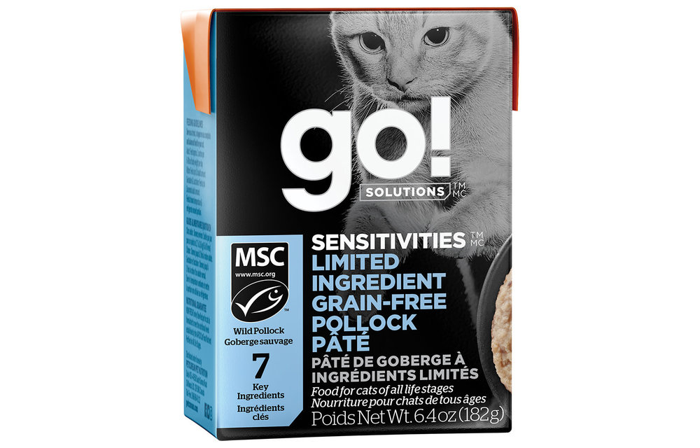 GO! LID Pollock Pate 6.4oz Cat