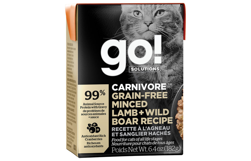 GO! Minced Lamb & Boar 6.4oz Cat (24cs)