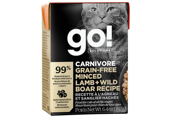 GO! Minced Lamb & Boar 6.4oz Cat