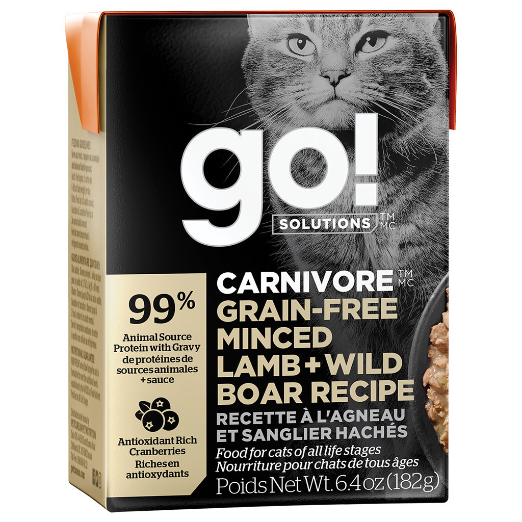 GO! Minced Lamb & Boar 6.4oz Cat (24cs)