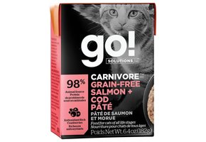 GO! Salmon & Cod Pate 6.4oz Cat