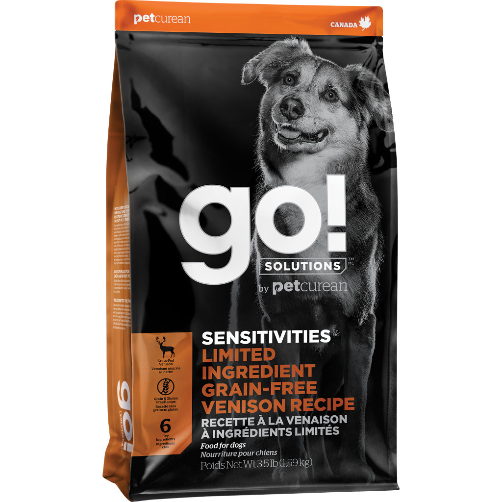 GO! Dog Sensitivities LID Venison 3.5Lb