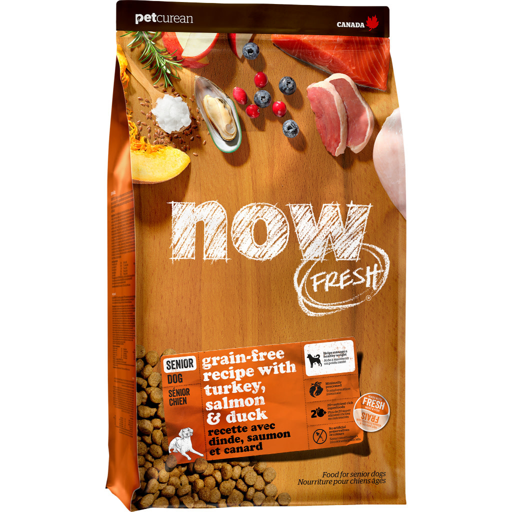 NOW Fresh Dog Turkey, Salmon & Duck Senior 22Lb