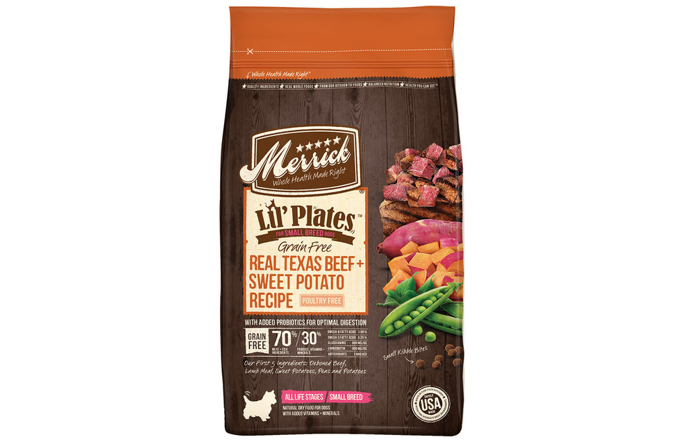 Merrick Lil’ Plates Beef & Sweet Potato 4lb Dog