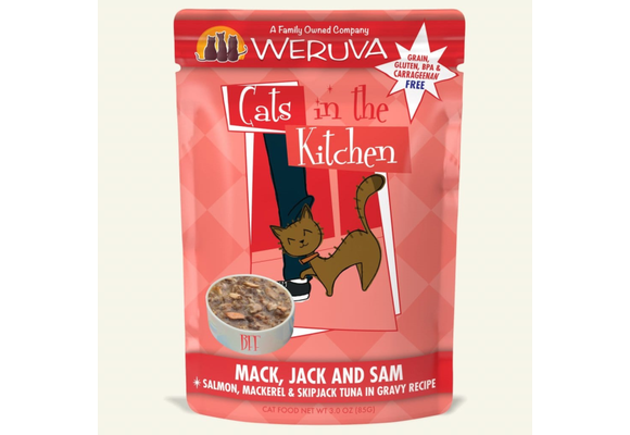 Weruva CITK Mack Jack & Sam 3oz Pouch