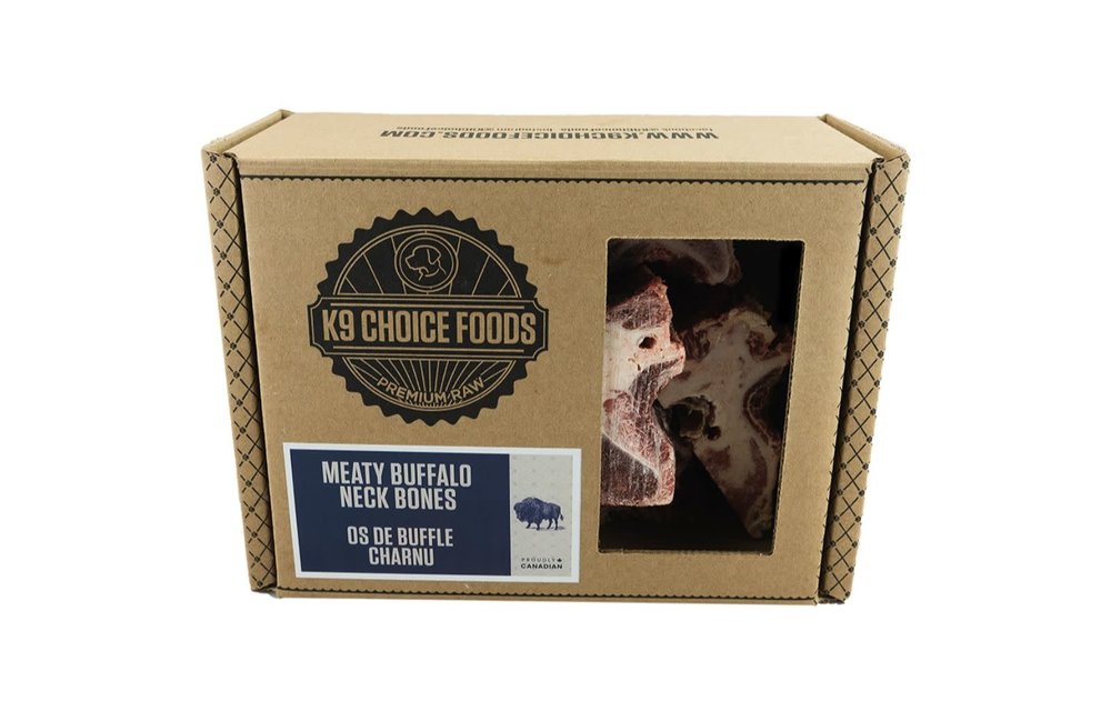 K9 Choice Frozen Buffalo Neck Bones 3lb