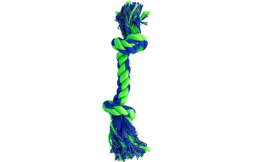 Knotty & Nice Bone Two Blue & Green 10''